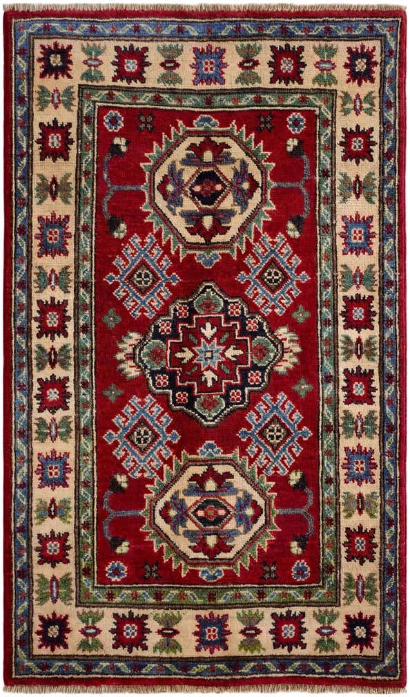 2' 6 x 4' 3 Hand Knotted Kazak Rug