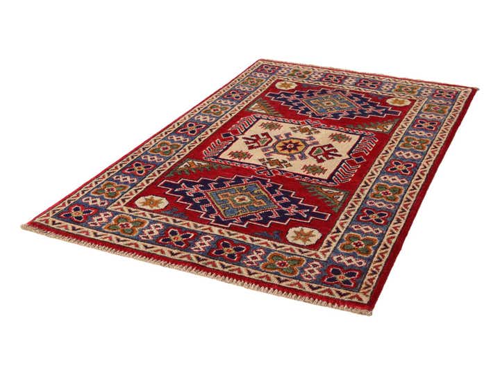 2' 7 x 4' 3 Hand Knotted Kazak Rug