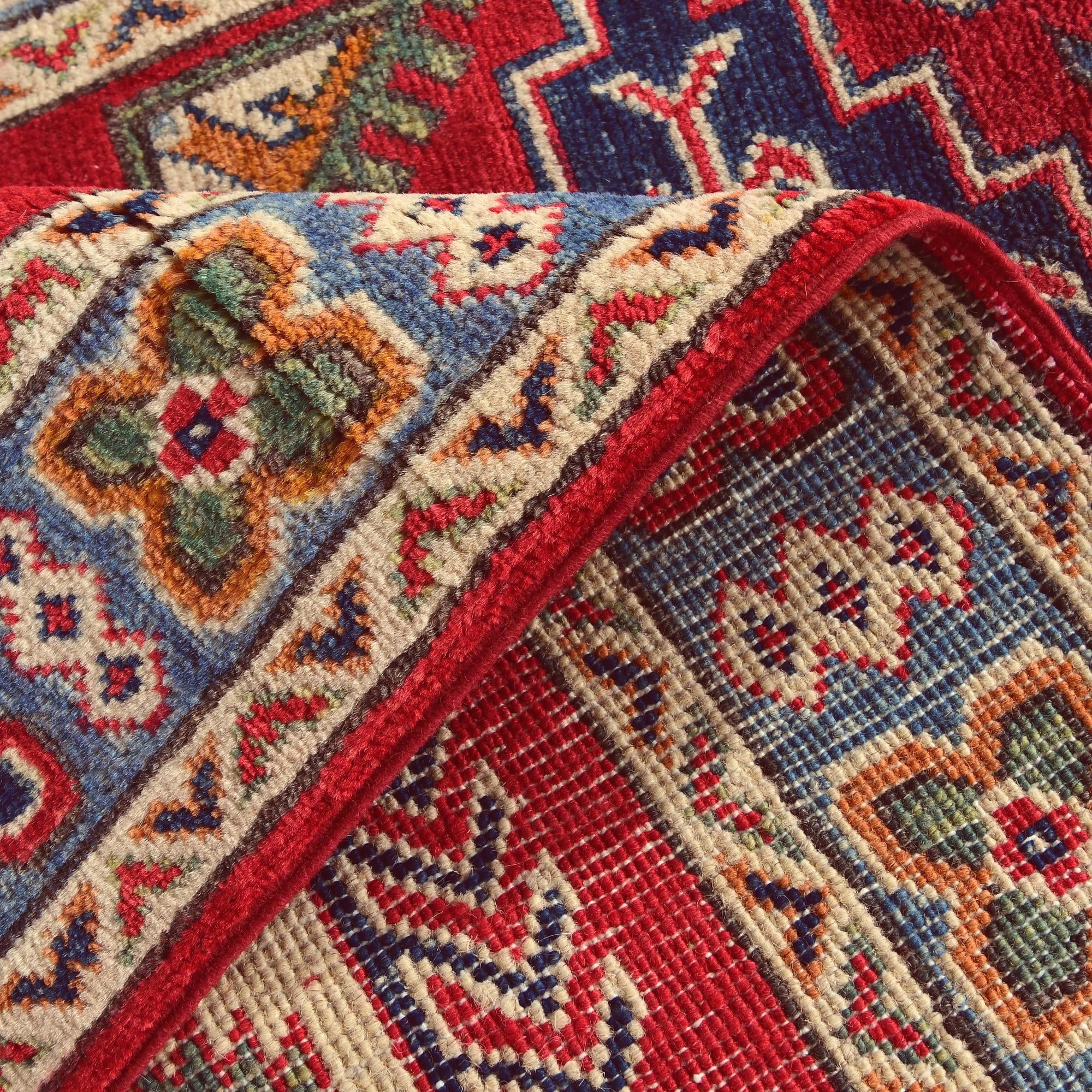 2' 7 x 4' 3 Hand Knotted Kazak Rug