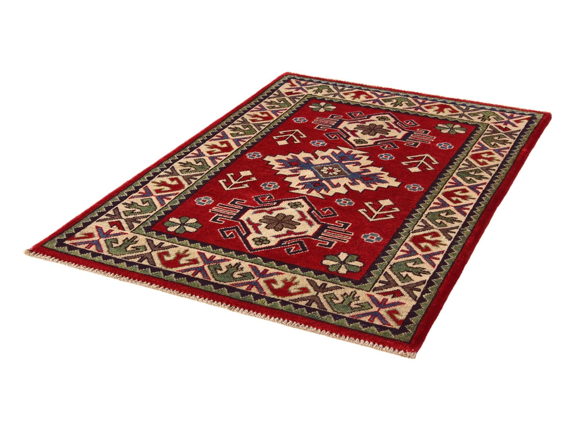 2' 9 x 4' 1 Hand Knotted Kazak Rug