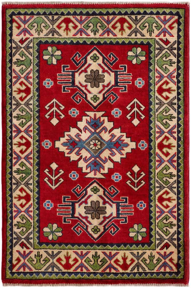 2' 9 x 4' 1 Hand Knotted Kazak Rug