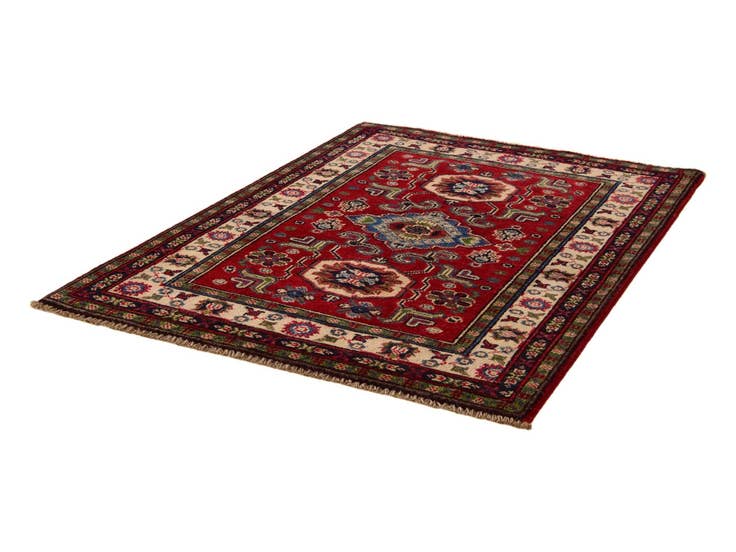 Detail image of 2' 9 x 3' 10 Hand Knotted Kazak Rug