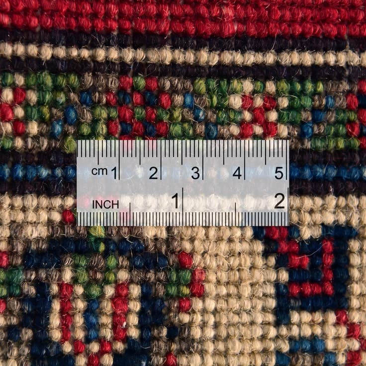 Detail image of 2' 9 x 3' 10 Hand Knotted Kazak Rug