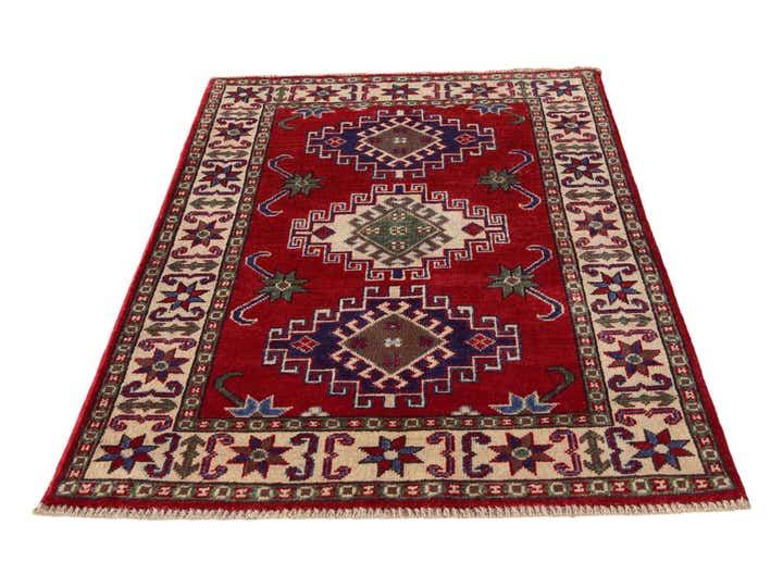 2' 8 x 4' 3 Hand Knotted Kazak Rug