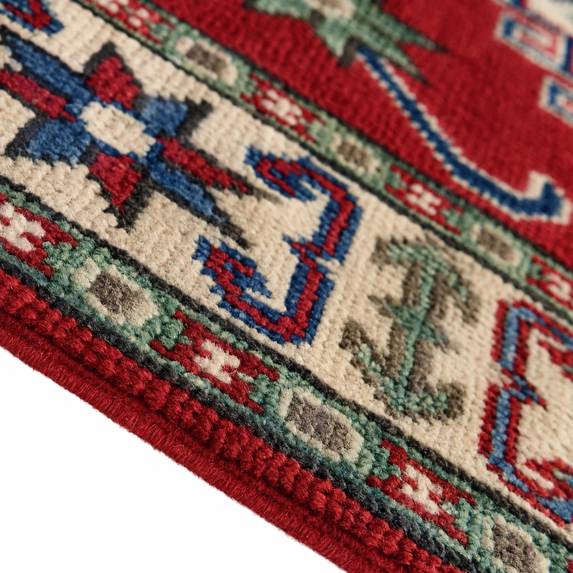 80cm x 130cm Hand Knotted Kazak Rug