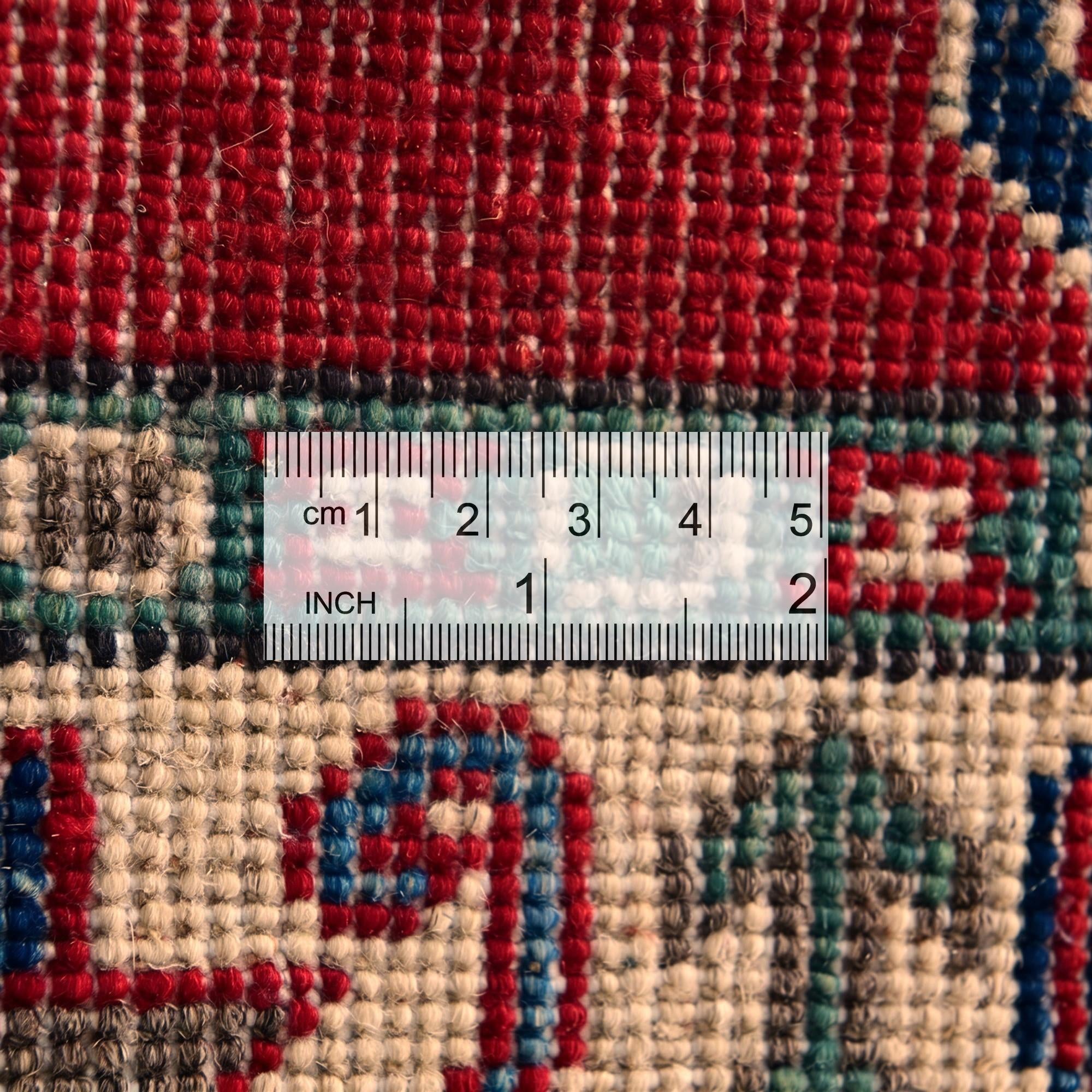 2' 8 x 4' 3 Hand Knotted Kazak Rug