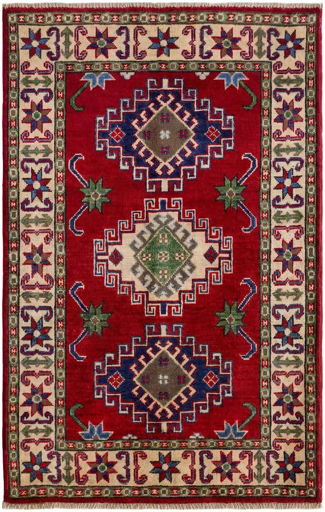 2' 8 x 4' 3 Hand Knotted Kazak Rug