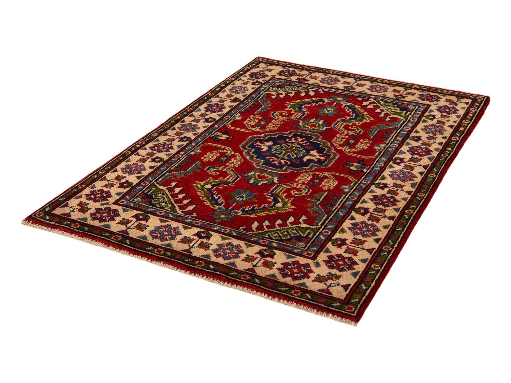 2' 8 x 4' Hand Knotted Kazak Rug