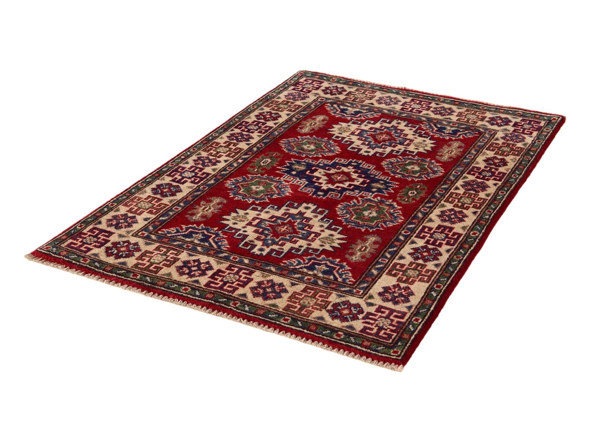 2' 8 x 4' 1 Hand Knotted Kazak Rug