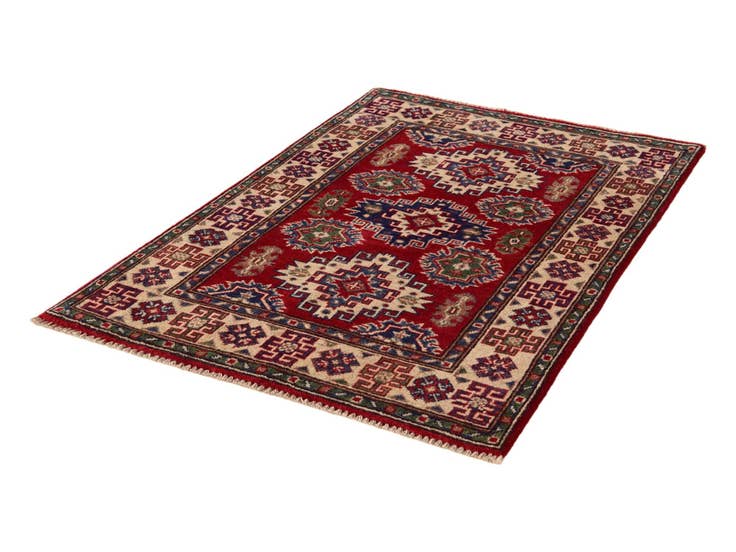 Detail image of 2' 8 x 4' 1 Hand Knotted Kazak Rug