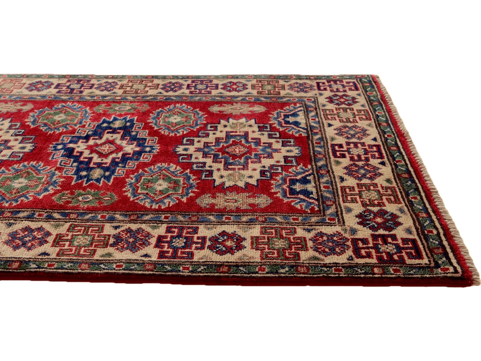 2' 8 x 4' 1 Hand Knotted Kazak Rug