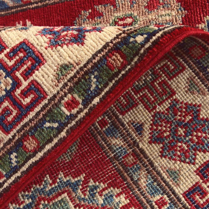 Detail image of 2' 8 x 4' 1 Hand Knotted Kazak Rug