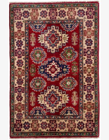 2' 8 x 4' 1 Hand Knotted Kazak Rug