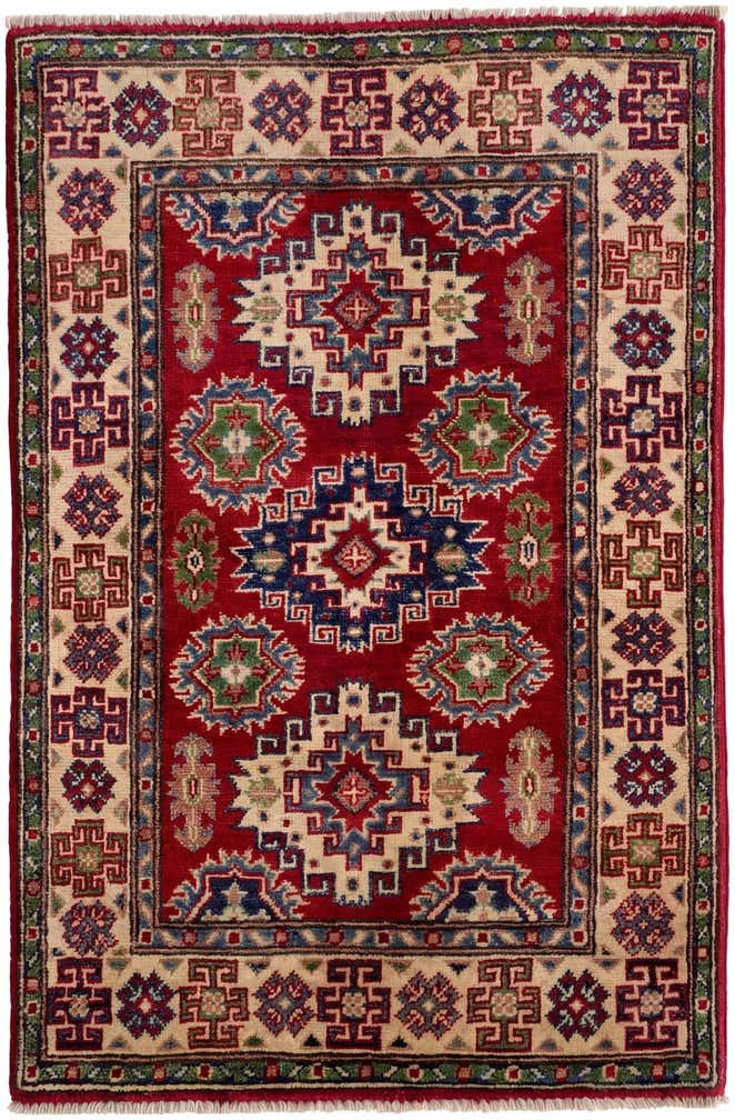 2' 8 x 4' 1 Hand Knotted Kazak Rug