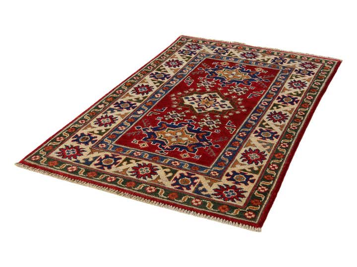 2' 8 x 4' 4 Hand Knotted Kazak Rug