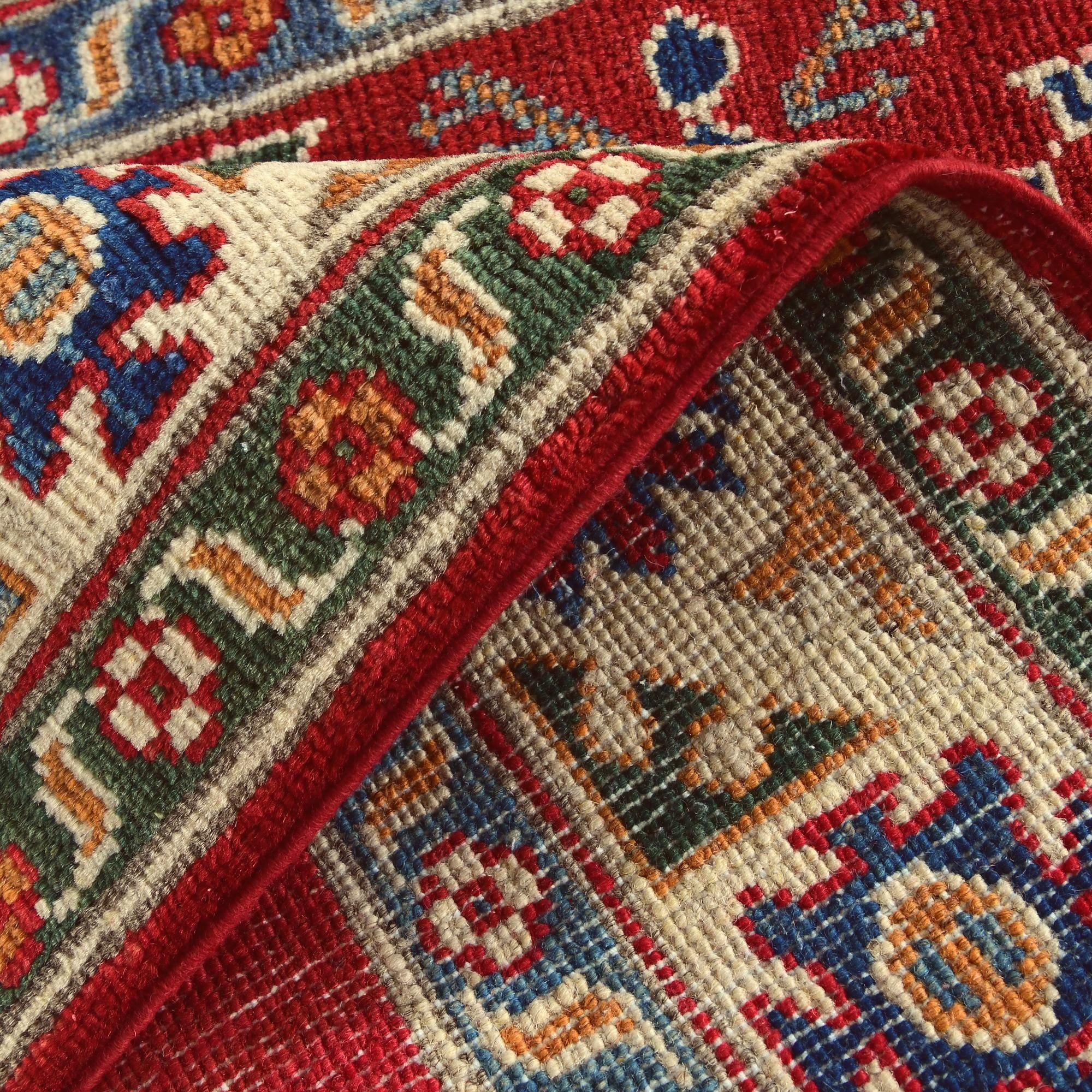 2' 8 x 4' 4 Hand Knotted Kazak Rug