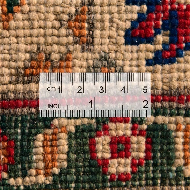 Detail image of 2' 8 x 4' 4 Hand Knotted Kazak Rug