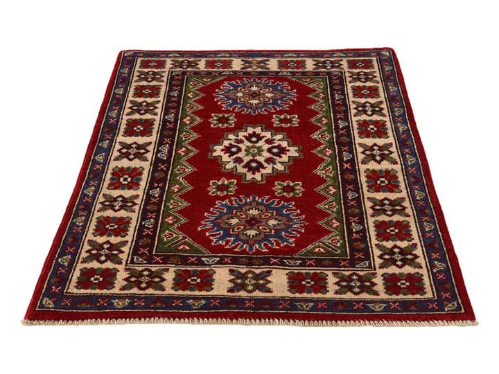 2' 8 x 3' 9 Hand Knotted Kazak Rug