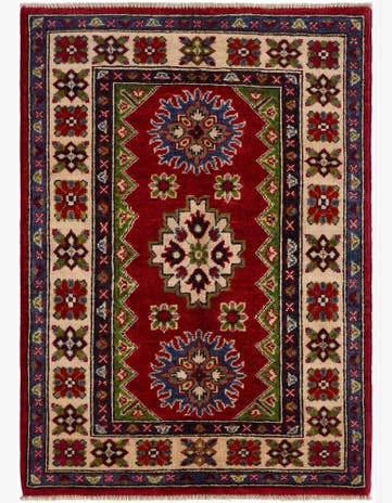 2' 8 x 3' 9 Hand Knotted Kazak Rug