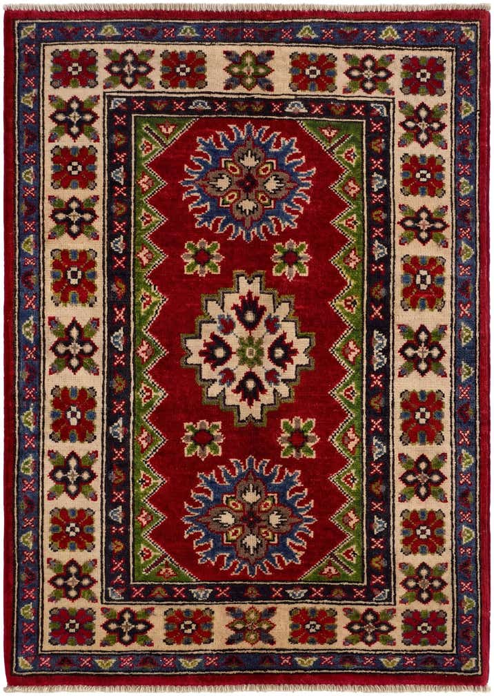 2' 8 x 3' 9 Hand Knotted Kazak Rug