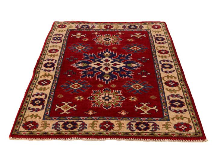 2' 9 x 4' 3 Hand Knotted Kazak Rug