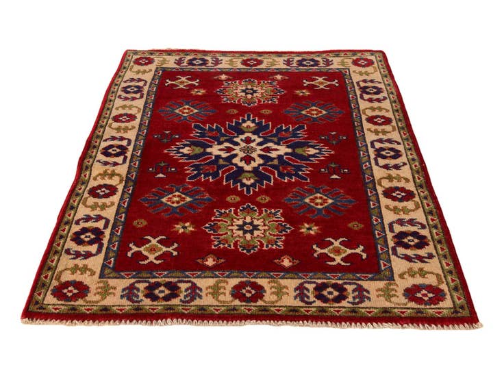 Detail image of 2' 9 x 4' 3 Hand Knotted Kazak Rug