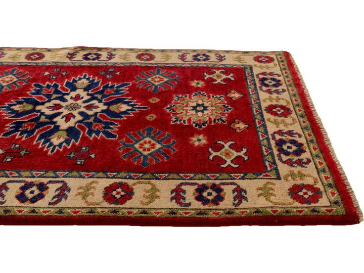 Detail image of 2' 9 x 4' 3 Hand Knotted Kazak Rug