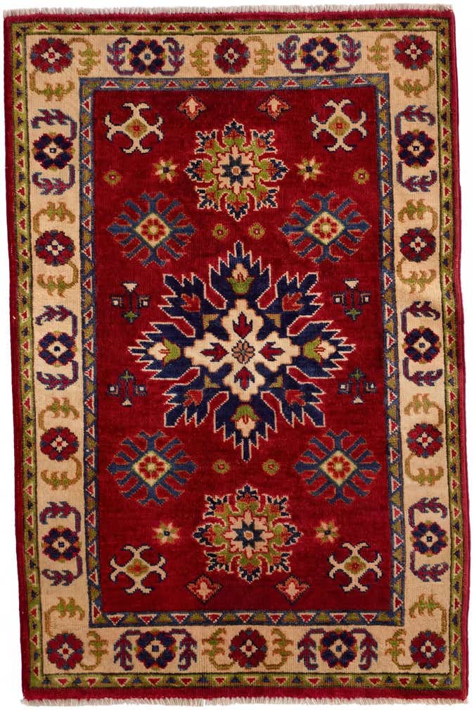2' 9 x 4' 3 Hand Knotted Kazak Rug