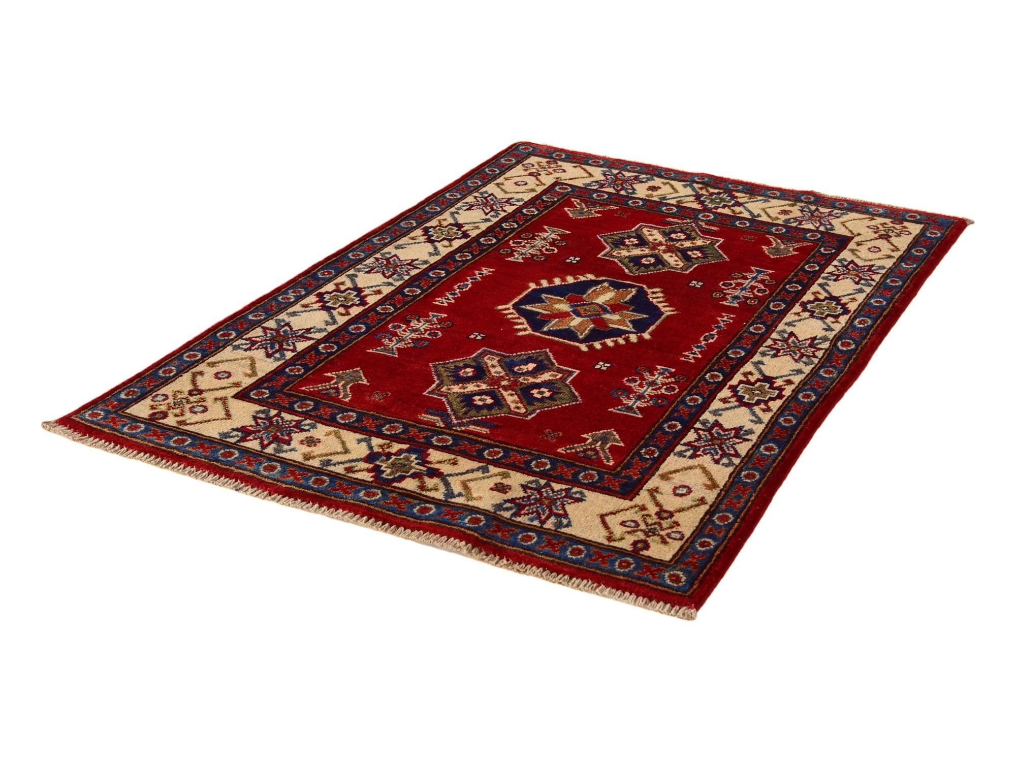 2' 9 x 4' Hand Knotted Kazak Rug
