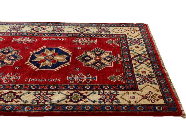 2' 9 x 4' Hand Knotted Kazak Rug