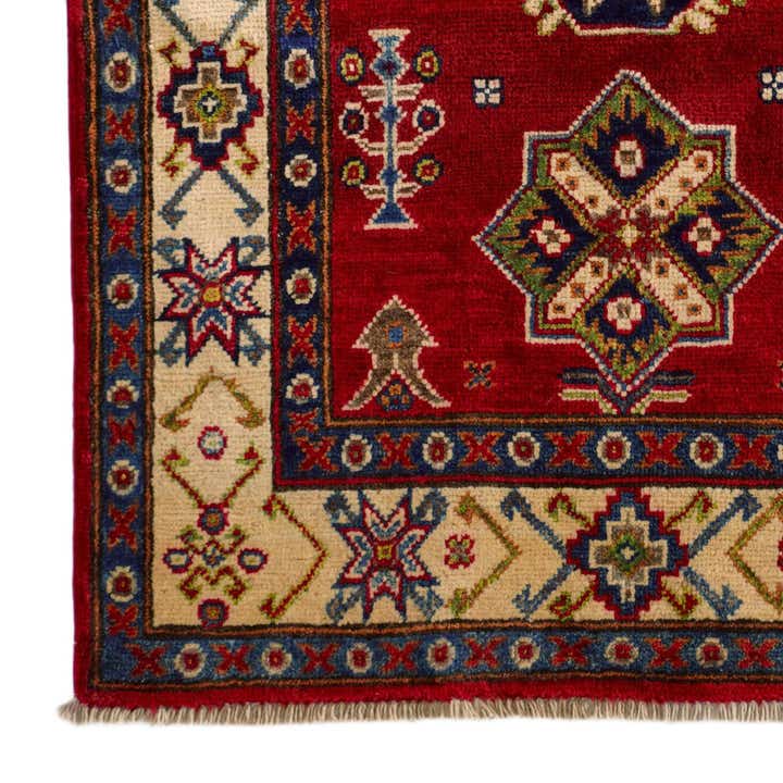 2' 9 x 4' Hand Knotted Kazak Rug