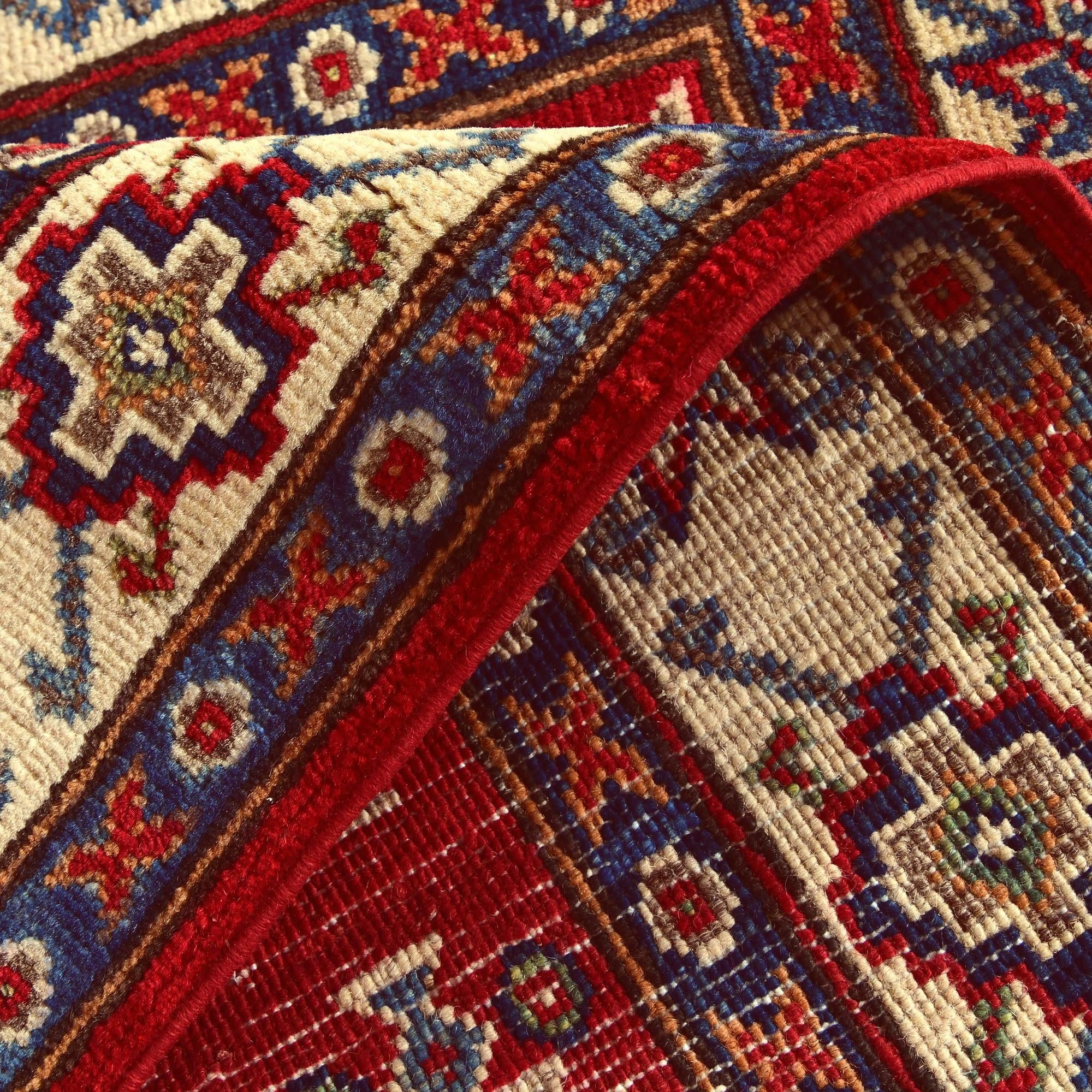 2' 9 x 4' Hand Knotted Kazak Rug