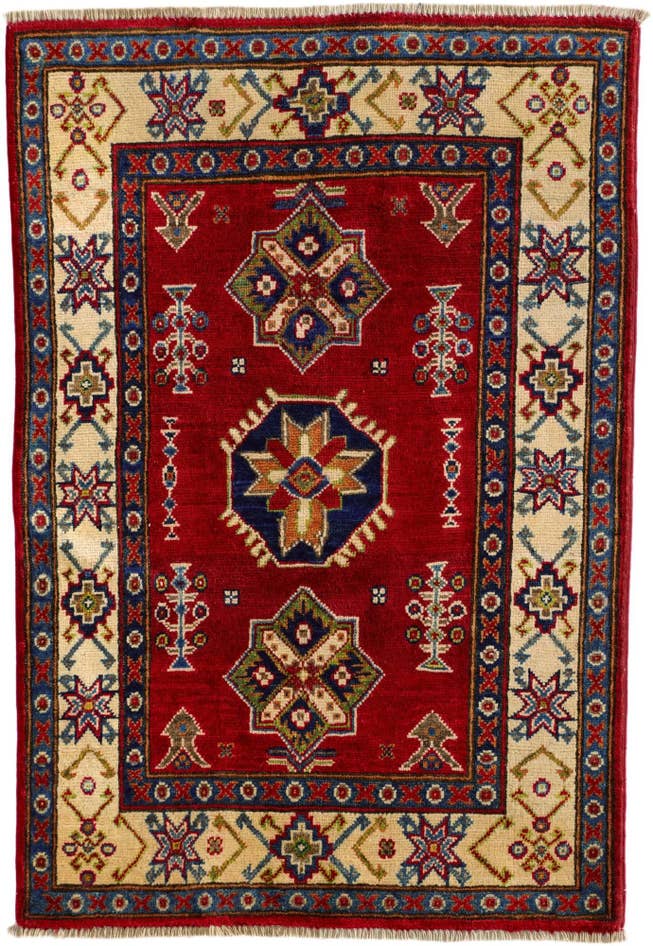 Detail image of 85cm x 120cm Hand Knotted Kazak Rug