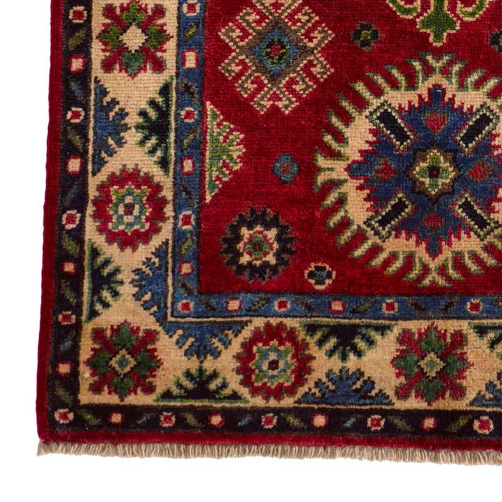 2' 8 x 4' Hand Knotted Kazak Rug