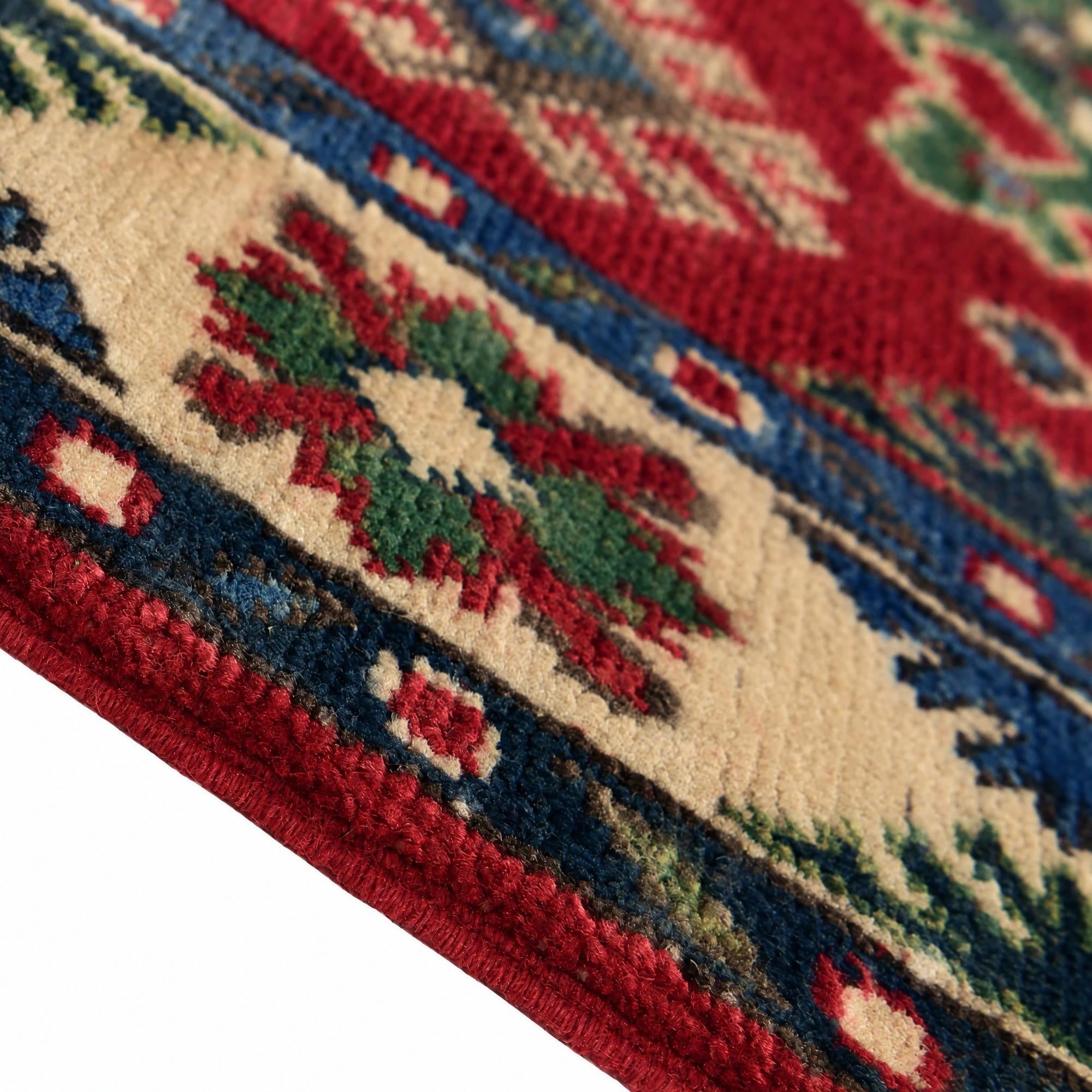 80cm x 120cm Hand Knotted Kazak Rug