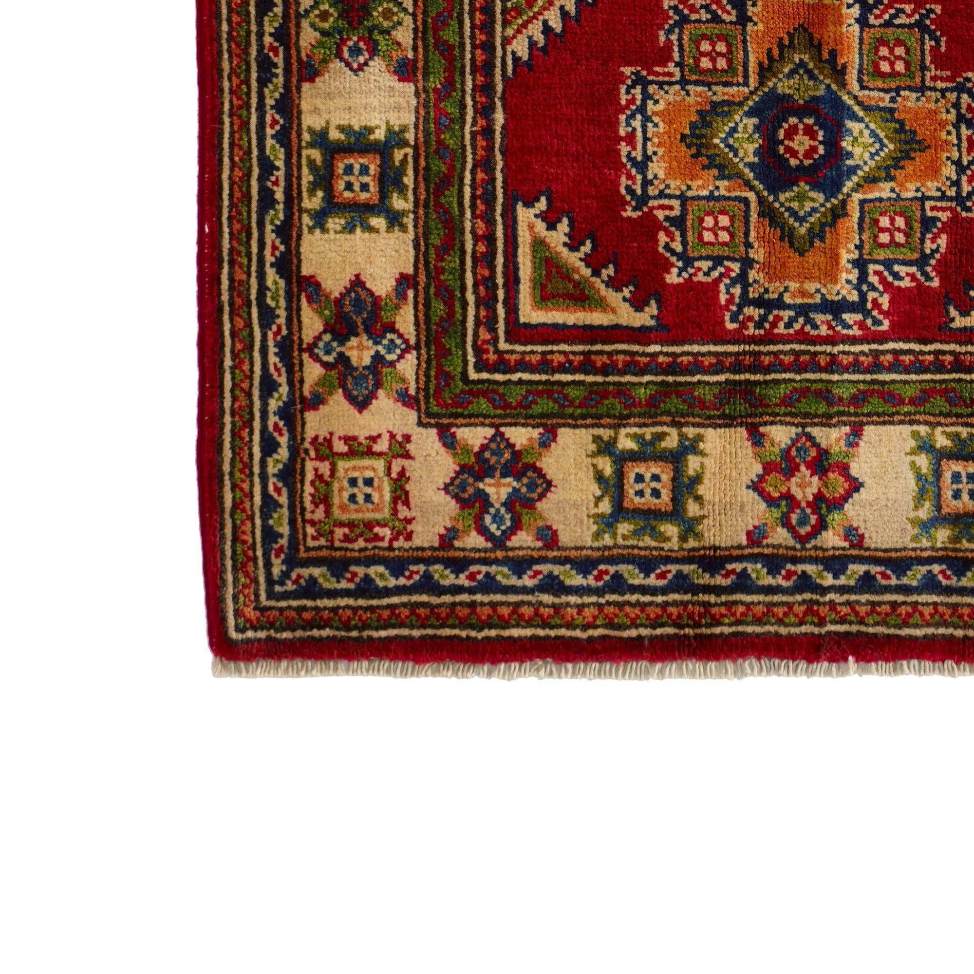2' 8 x 4' 3 Hand Knotted Kazak Rug
