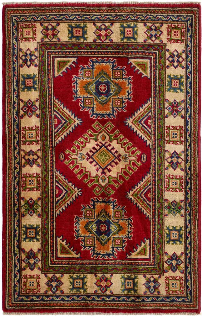 2' 8 x 4' 3 Hand Knotted Kazak Rug