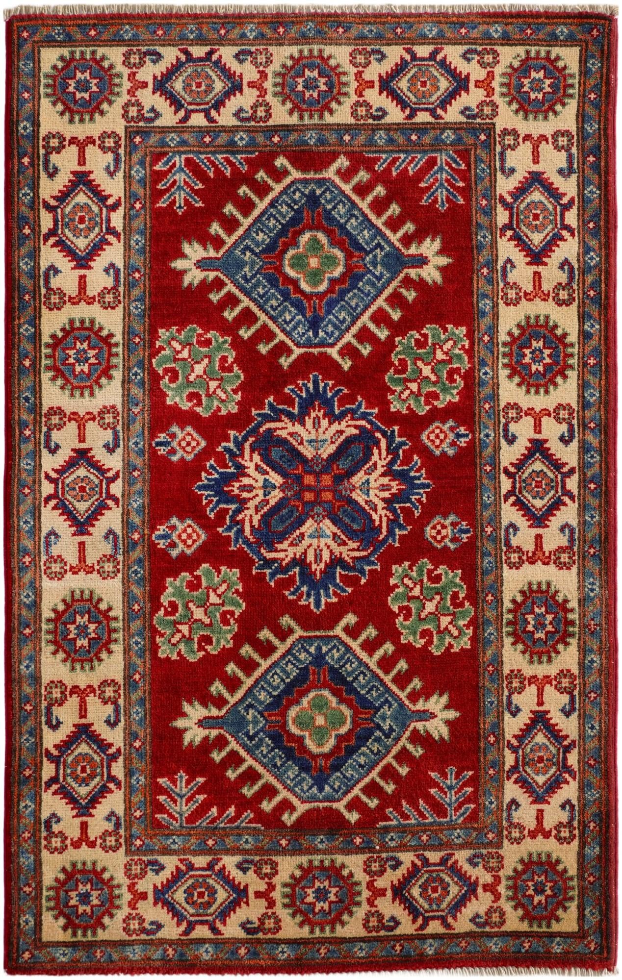 2' 8 x 4' 2 Hand Knotted Kazak Rug