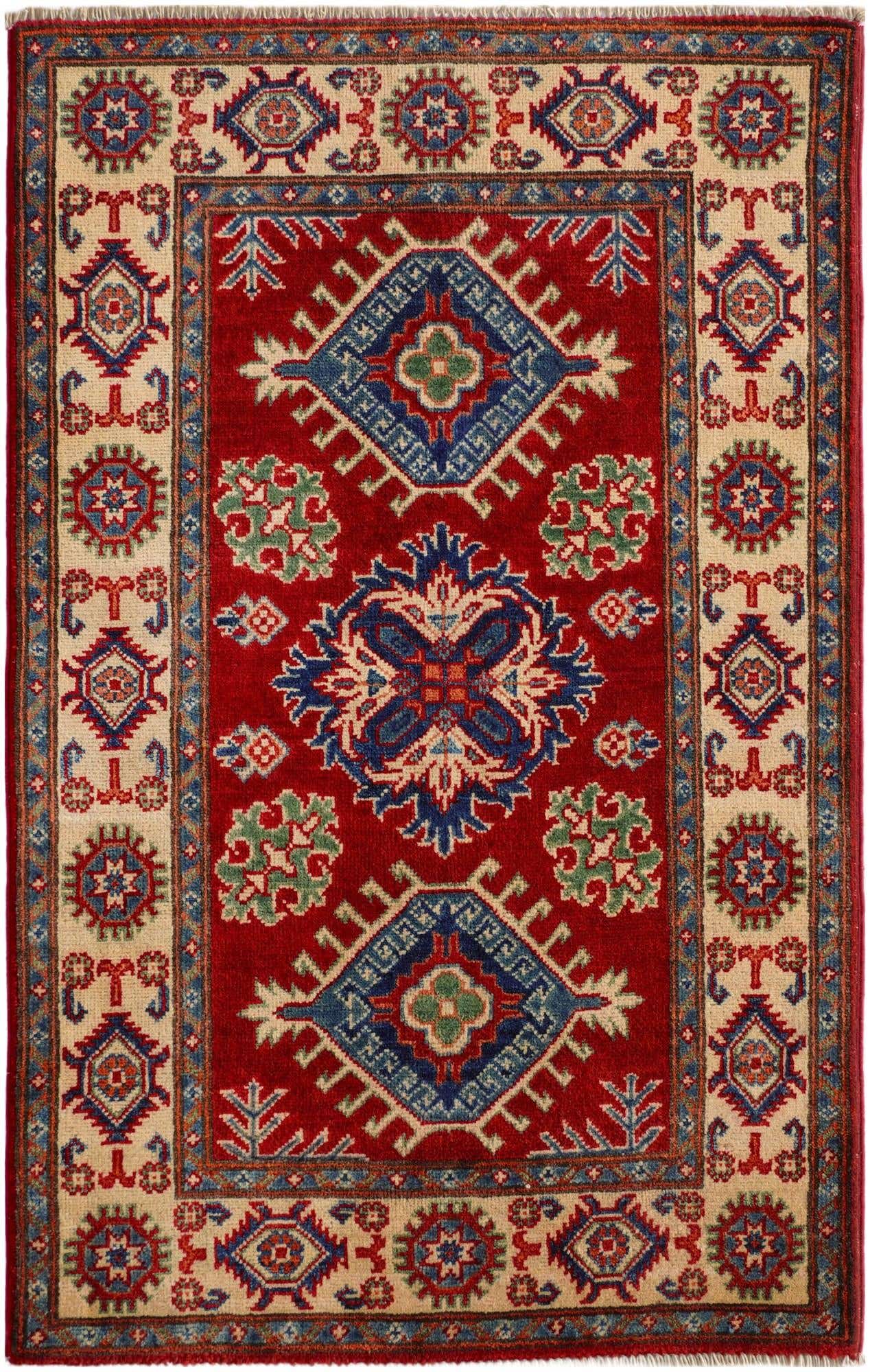 2' 8 x 4' 2 Hand Knotted Kazak Rug