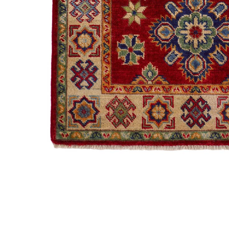Detail image of 2' 8 x 4' 2 Hand Knotted Kazak Rug