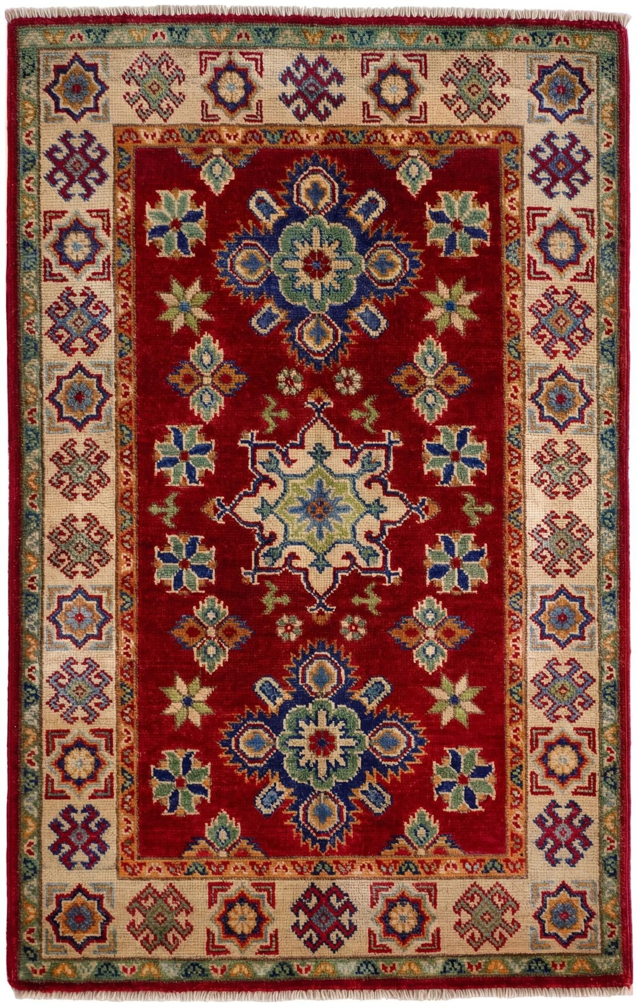 2' 8 x 4' 2 Hand Knotted Kazak Rug
