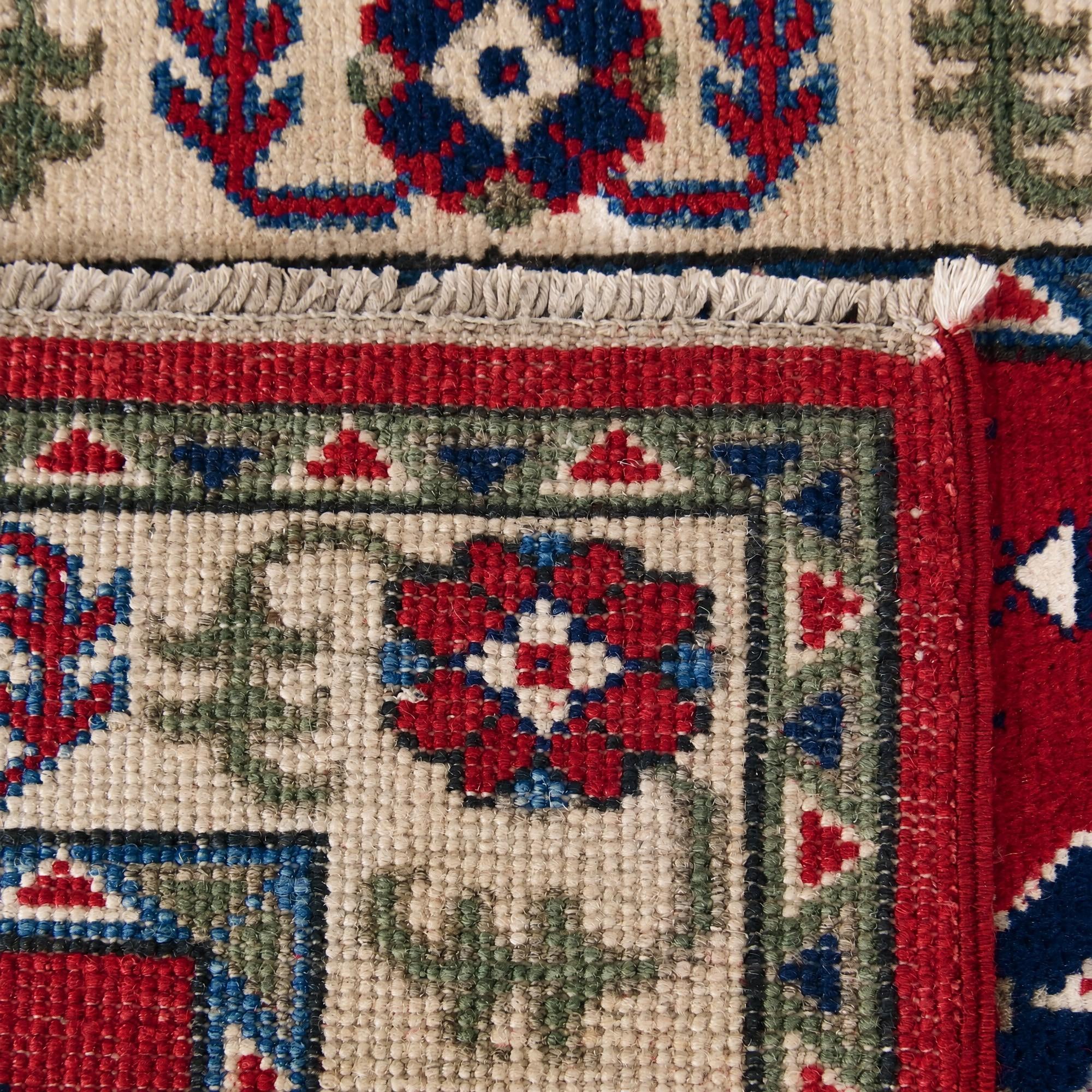 80cm x 120cm Hand Knotted Kazak Rug