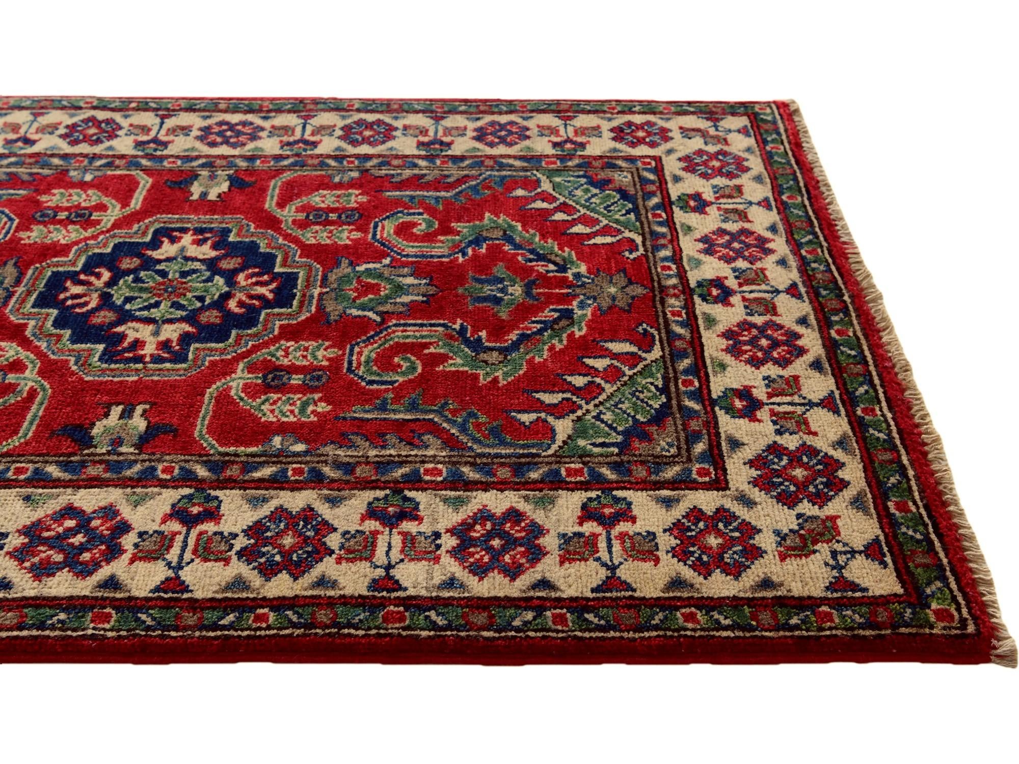 2' 9 x 3' 11 Hand Knotted Kazak Rug