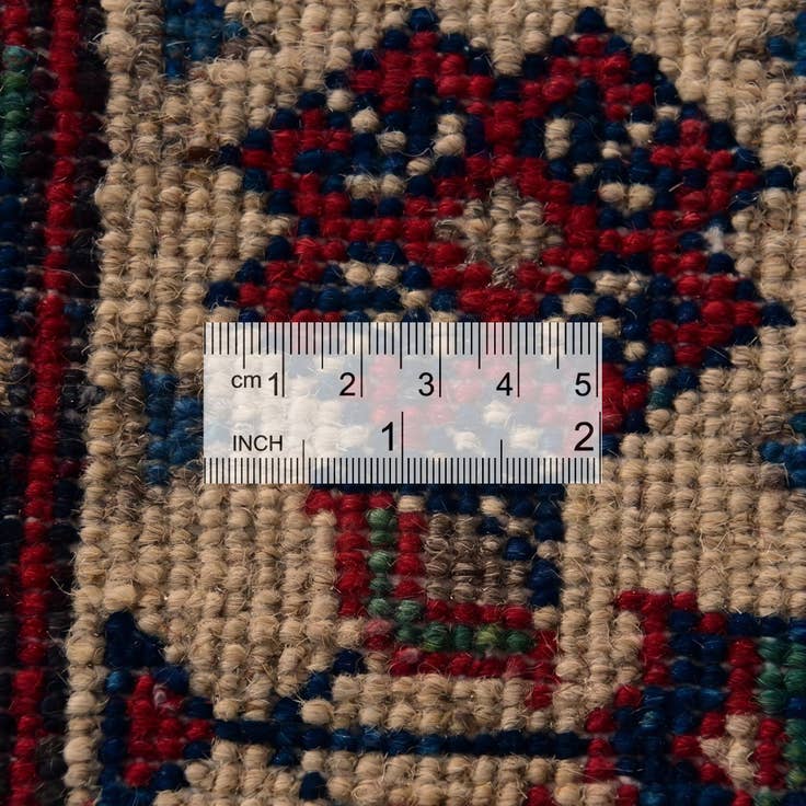Detail image of 2' 9 x 3' 11 Hand Knotted Kazak Rug