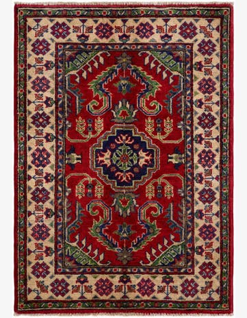 2' 9 x 3' 11 Hand Knotted Kazak Rug