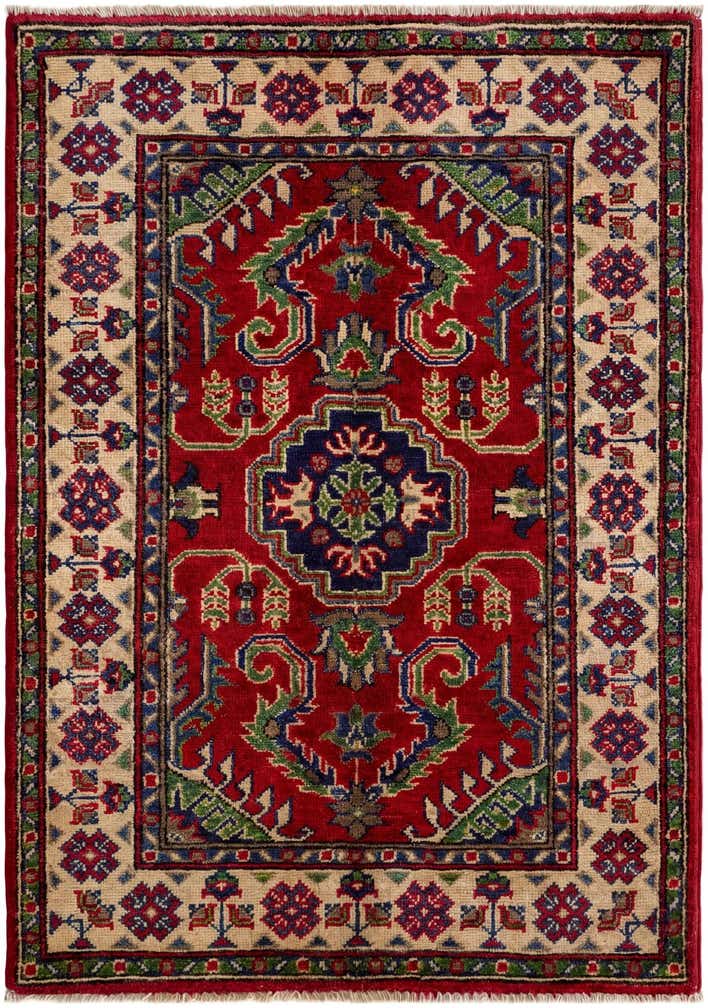 2' 9 x 3' 11 Hand Knotted Kazak Rug