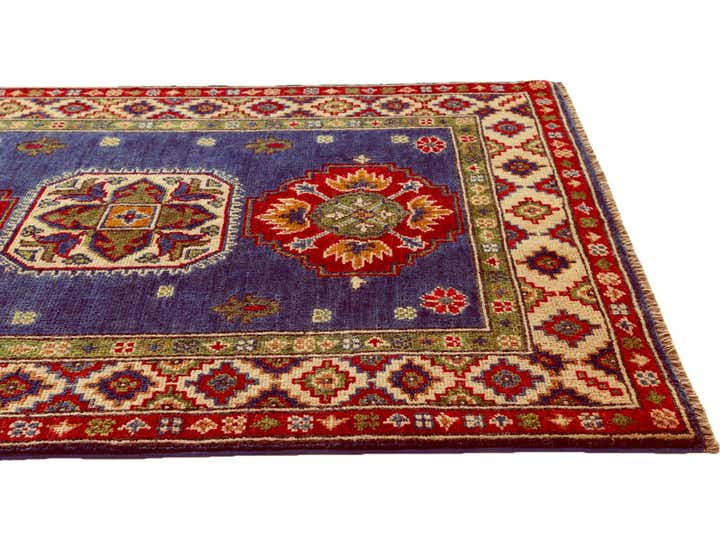 2' 10 x 4' 4 Hand Knotted Kazak Rug