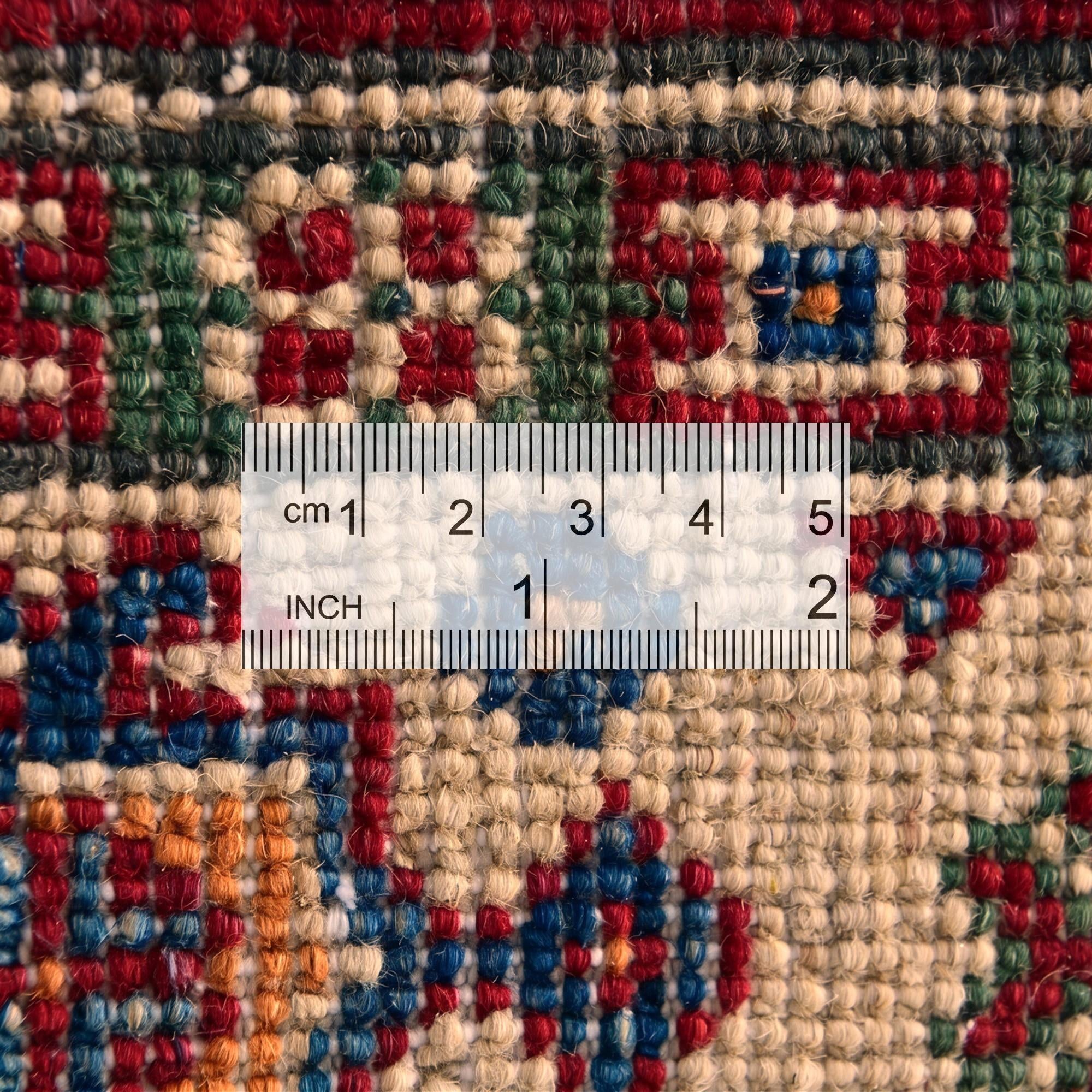2' 10 x 4' 4 Hand Knotted Kazak Rug