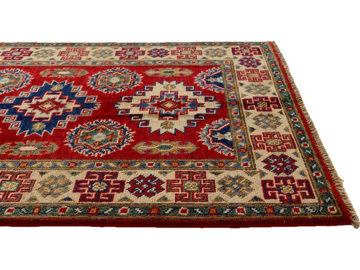 Detail image of 2' 8 x 4' 2 Hand Knotted Kazak Rug