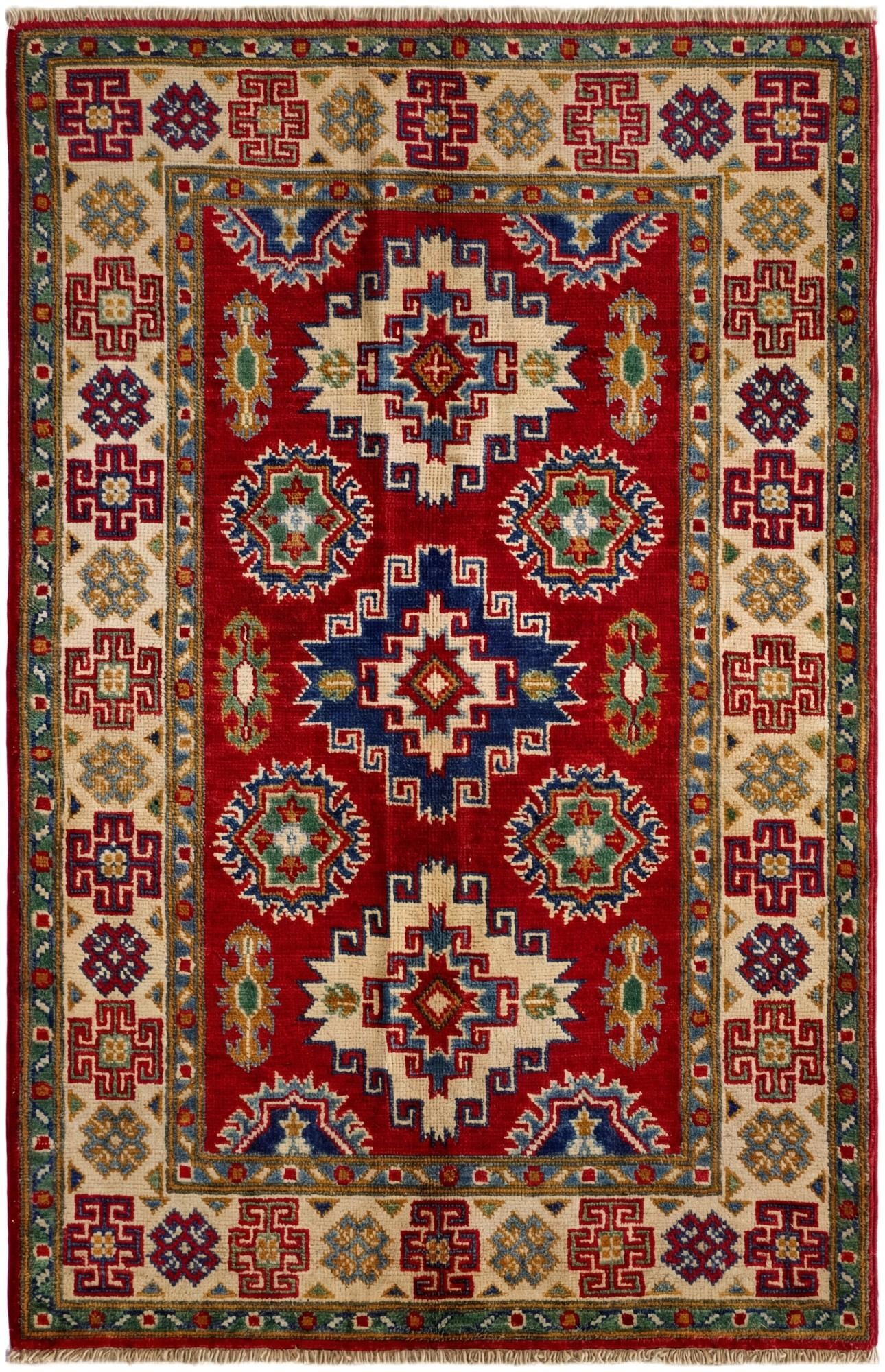2' 8 x 4' 2 Hand Knotted Kazak Rug